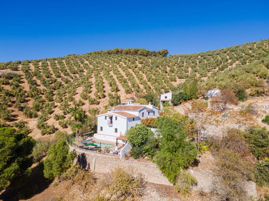 traditional architecture cortijo granada andalusia southern spain